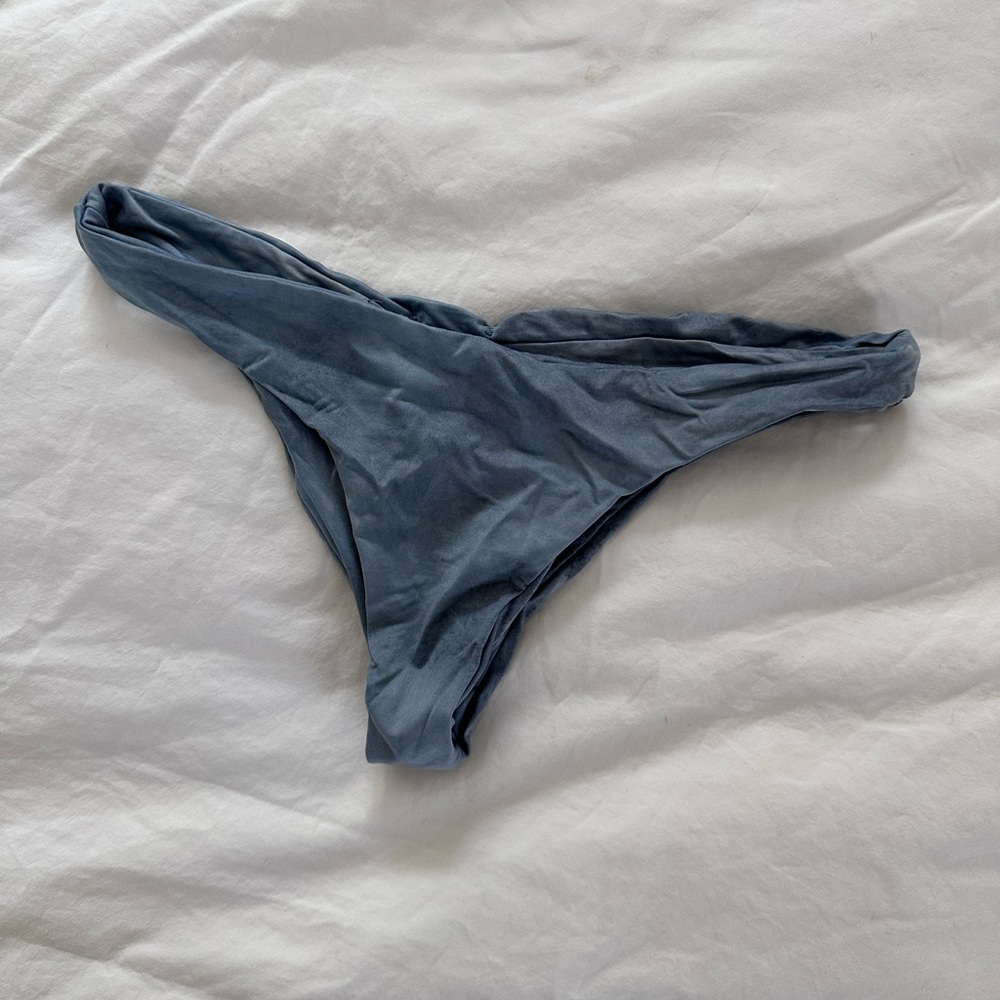 Blue life swim cheeky bikini bottom